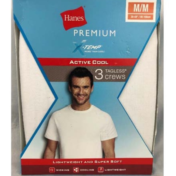 Hanes Other - NWT Hanes Premium Men's 3pk X-Temp Active Cool